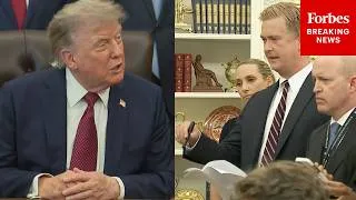 Thumbnail: BREAKING NEWS: Trump Takes Questions About Iran War, Talks From Reporters In The Oval Office