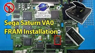 Thumbnail: Sega Saturn FRAM Mod Install on Motherboard VA0
