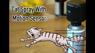 Thumbnail: Cat Spray With Motion Sensor Compressed Air Can Compatible Deterrent Repeller