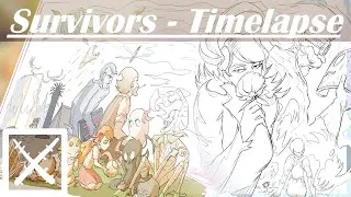 Thumbnail: Don't Starve Together - Survivors Drawing Timelapse