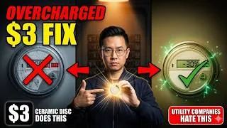 Thumbnail: This $3 Ceramic Disc Stops Smart Meter Overcharging FOREVER — Why Did Utility Companies Hide This?