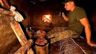 Thumbnail: Dugout Shelter Deep in the Forest | Bushcraft Survival Build