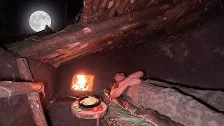 Thumbnail: Building a secret survival shelter under a huge tree | Bushcraft, survival, dugout.