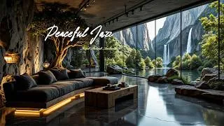 Thumbnail: Peaceful Forest Living Room Jazz Ambience | Soft Jazz with Scenic River Views to Reduce Stress