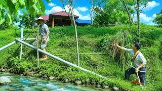 Thumbnail: DAU Repair the water supply system to the pond. Together Enjoy the palm seed dessert.