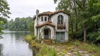 Thumbnail: Abandoned Overgrown Lakeside House Rebuilt Into a Luxurious Classic Dream House | ASMR Renovation