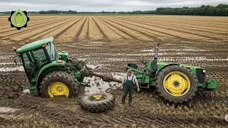 Thumbnail: Tractor Stuck In Mud Compilation | Amazing Tractor Operator Skills #23