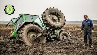 Thumbnail: Tractor Stuck In Mud Compilation | Amazing Tractor Operator Skills #21