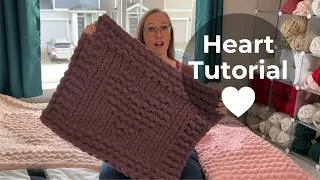 Thumbnail: ❤️ How to Finger Knit a Heart Using Only Knit & Purl Stitches (Beginner Friendly Tutorial)