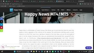 Thumbnail: Happy News EA MT4 & MT5 Review – Automated News Trading & Live Results