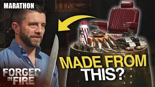 Thumbnail: The Craziest Objects Ever Turned Into Blades | Marathon | Forged in Fire