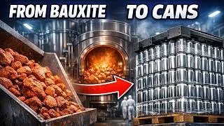 Thumbnail: Inside The Modern Aluminum Can Factory: From Mined Bauxite Ore To Palletized Beverage Cans