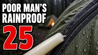 Thumbnail: 25 POOR MAN’S Rainproofing Tricks That Make Expensive Camping Gear Look Like a Scam