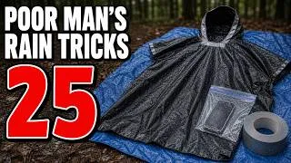 Thumbnail: 25 POOR MAN’S Rain-Camping Tricks That Make Expensive Waterproof Gear Look Ridiculous
