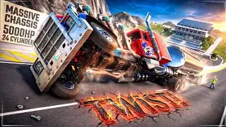 Thumbnail: 5000 HP 24-Cylinder Semi-Truck Pull Test! BeamNG. Drive