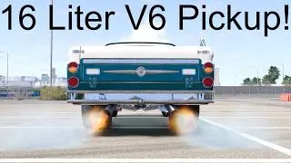 Thumbnail: The Biggest Engine Ever In A Pickup Truck! BeamNG. Drive