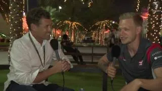 Thumbnail: Tom Kristensen og Kevin Magnussen. Bahrain 2017.