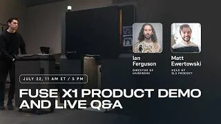 Thumbnail: Fuse X1 Live Q&A & Demo