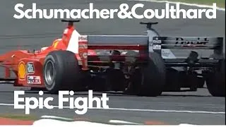 Thumbnail: Schumacher and Coulthard epic fight at Magny-Course