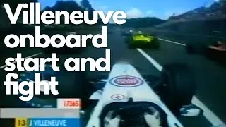 Thumbnail: Jacques Villeneuve onboard start and fighting around Monza 2001