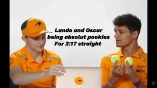 Thumbnail: Lando and Oscar being absolute pookies 🥺