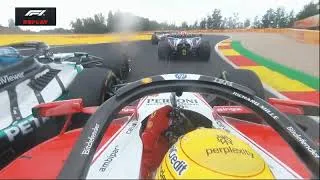 Thumbnail: Slowed down replay of the contact between Lewis and Russell
