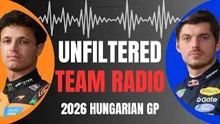 Thumbnail: Every F1 Driver's Post-Race Team Radio from the 2026 Hungarian GP
