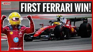 Thumbnail: Lewis Hamilton's FIRST Ferrari Win! Emotional Post-Race Team Radio & Celebrations