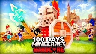 Thumbnail: I Survived 100 Days in Medieval Minecraft Hardcore..