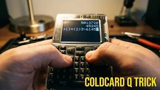 Thumbnail: COLDCARD Q Stealth mode using the Calculator login