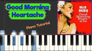 Thumbnail: Billie Holiday - Good Morning Heartache - EASY Jazz Piano Tutorial