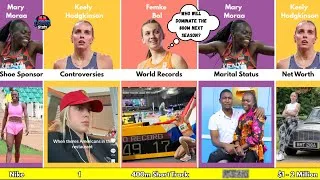 Thumbnail: Comparison: Keely Hodgkinson vs Femke Bol vs Mary Moraa