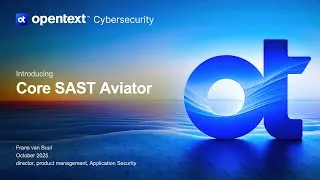 Thumbnail: AI-Powered SAST in Action: Core SAST Aviator Demo from OpenText