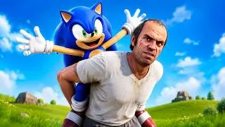 Thumbnail: GTA Trevor and Sonic the Hedgehog BECOME BEST FRIENDS!!.. Fortnite