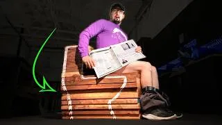 Thumbnail: I Made A Toilet Out Of Wood... (Most Risky Build I've Attempted)