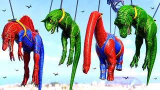 Thumbnail: I Tried to Control Spider-Man Dinosaurs Until T-Rex and Giganotosaurus Started a Breakout | JWE