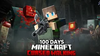 Thumbnail: I Survived 100 Days in Cursed Walking in HARDCORE Minecraft!