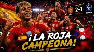 Thumbnail: 🇪🇸 ¡LA ROJA CAMPEONA! | Spain Defeats France 😱🏆 | Official World Cup Victory Anthem