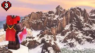 Thumbnail: I Built a Mountain Range in Minecraft Hardcore