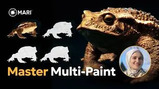Thumbnail: Speed up your texturing workflow with Mari's Multi-Paint | Foundry