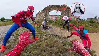 Thumbnail: Relentless Chase! 5 Spider-Men Escape the Serbian Dancing Lady (POV)