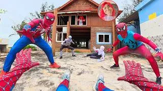 Thumbnail: Treasure Hunt Turns Dangerous! 5 Spider-Men Meet the Serbian Dancing Lady (POV)