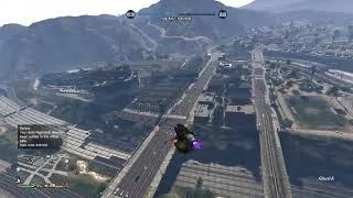 Thumbnail: Grand Theft Auto V . Flying upside down on oppressor