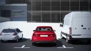 Thumbnail: Audi A4 Rear cross traffic assistant animation