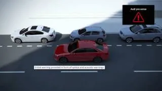 Thumbnail: Audi A4 pre sense city system animation