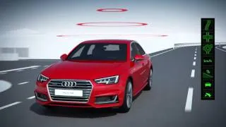 Thumbnail: Audi A4 predictive efficiency assistant system animation
