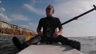 Thumbnail: Paddle boarding From Hunstanton To Holme Next The Sea Norfolk.