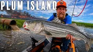 Thumbnail: Making the Best of a Crappy Situation ;) Plum Island, Massachusetts | Episode 7 Chasing the Striper