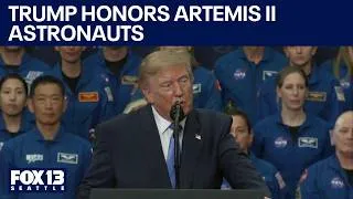 Thumbnail: Trump honors Artemis II astronauts with Medal of Honor | FOX 13 Seattle