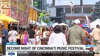 Thumbnail: Second night of Cincinnati Music Festival kicks off